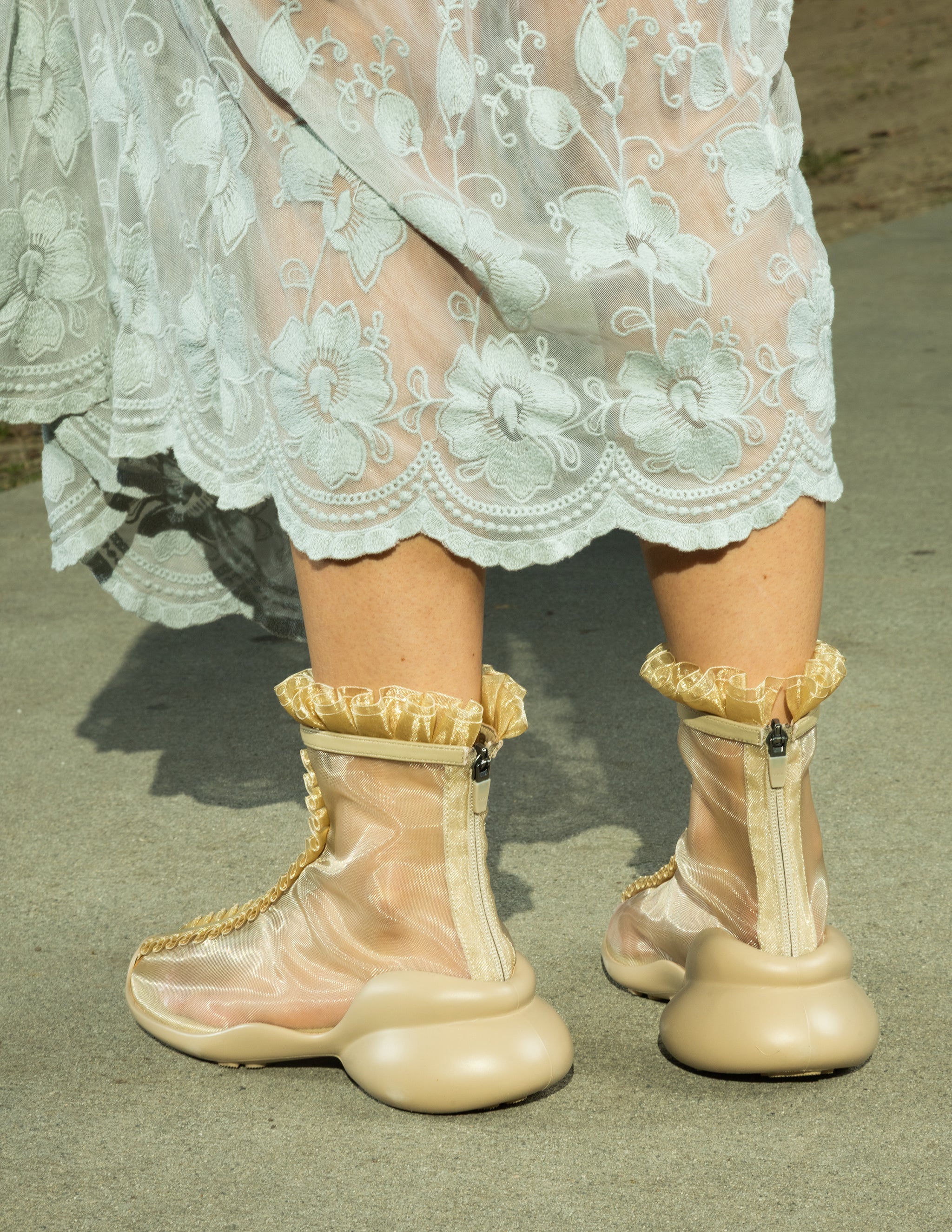Collina Strada X FCTRY LAb RUFL Boot - Nude