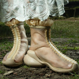 Collina Strada X FCTRY LAb RUFL Boot - Nude