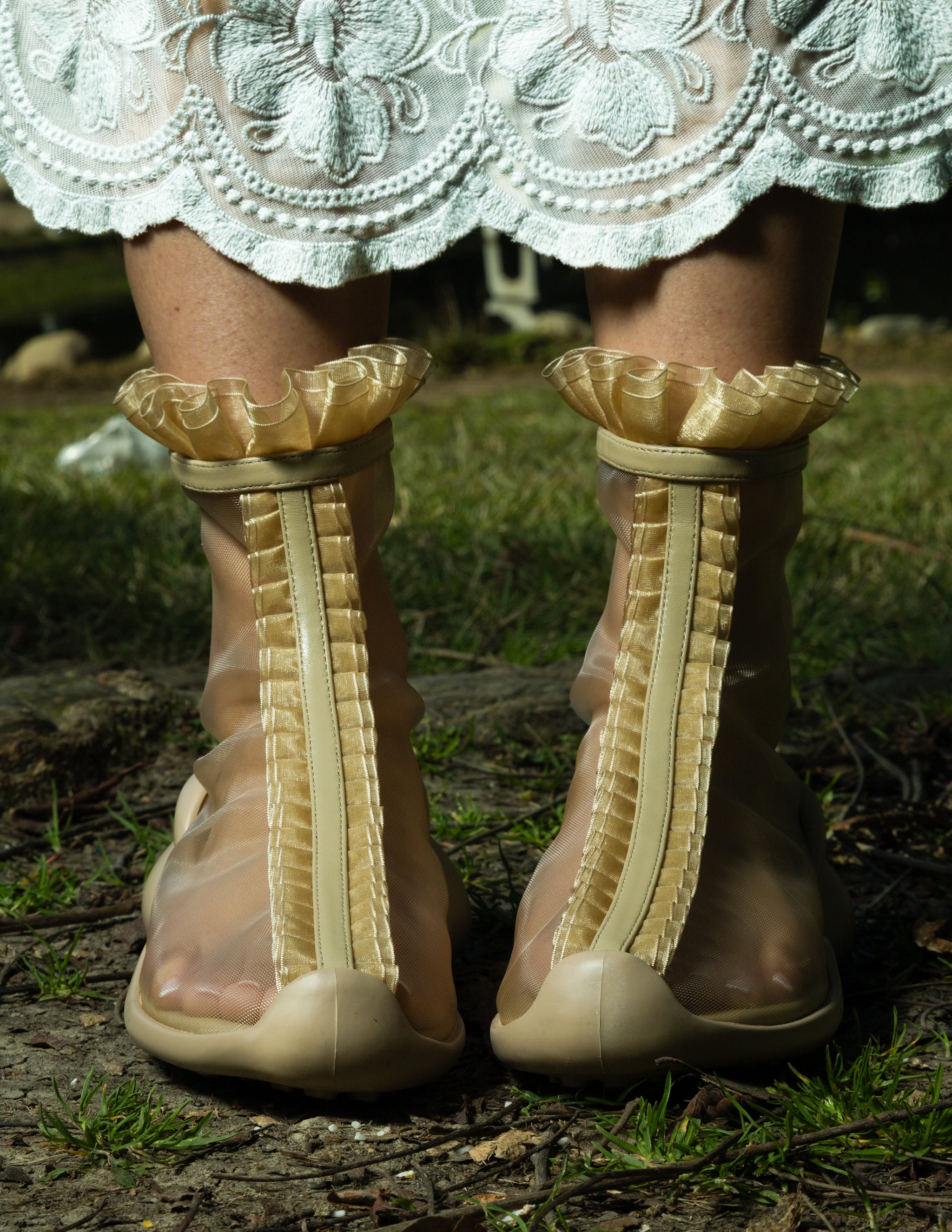 Collina Strada X FCTRY LAb RUFL Boot - Nude