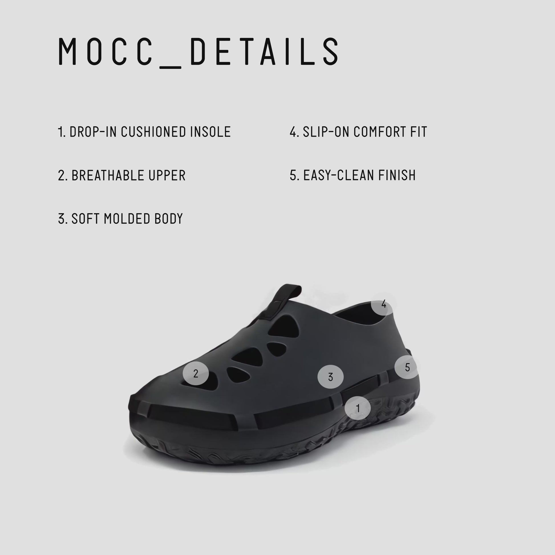 MEN'S FCTRY MOCC - BLACK