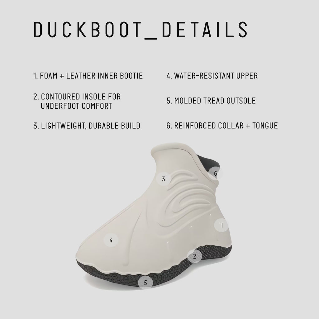 DUCK BOOT - WHITE