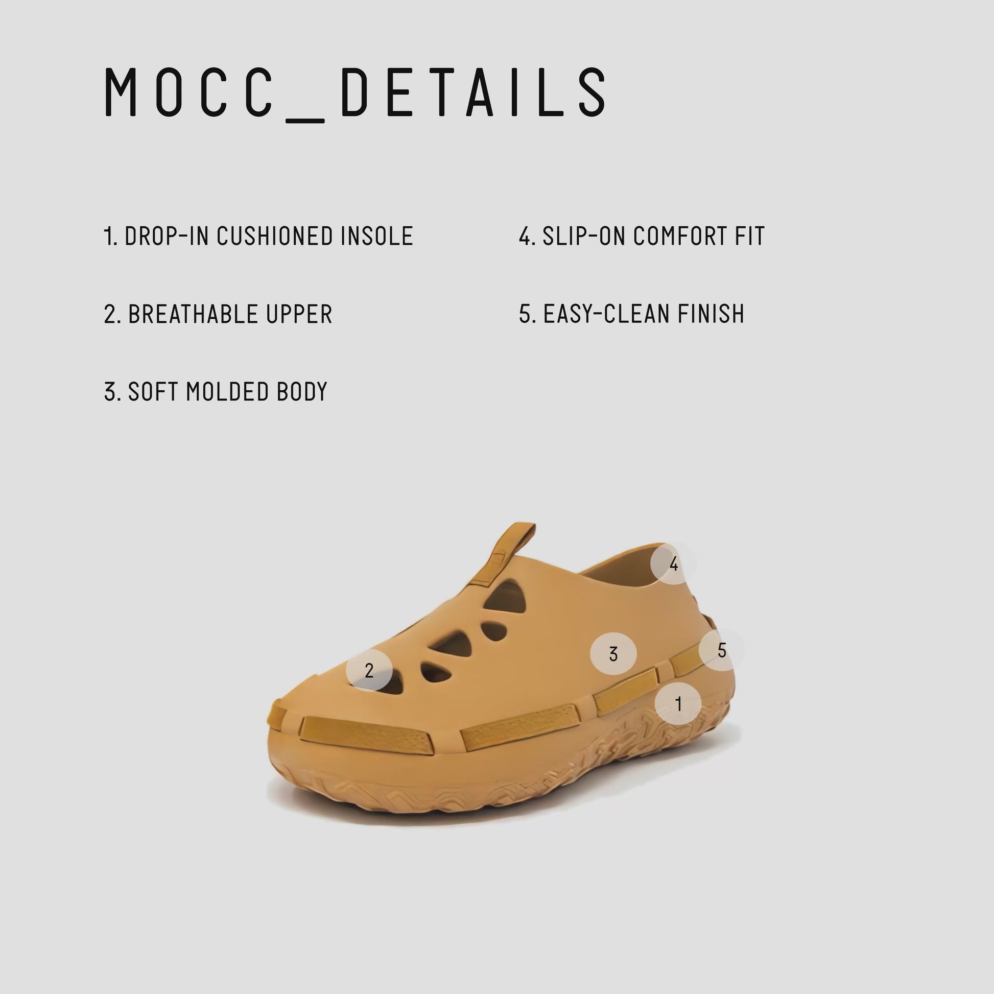 MEN'S FCTRY MOCC - ALMOND