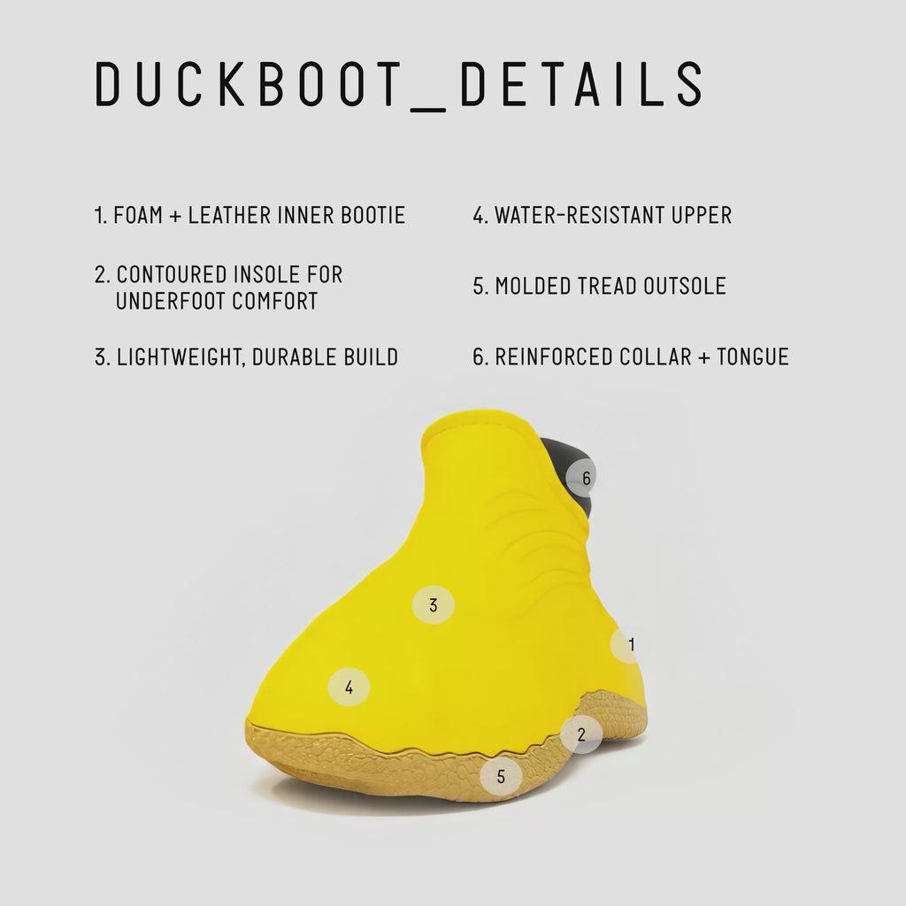 DUCK BOOT - YELLOW